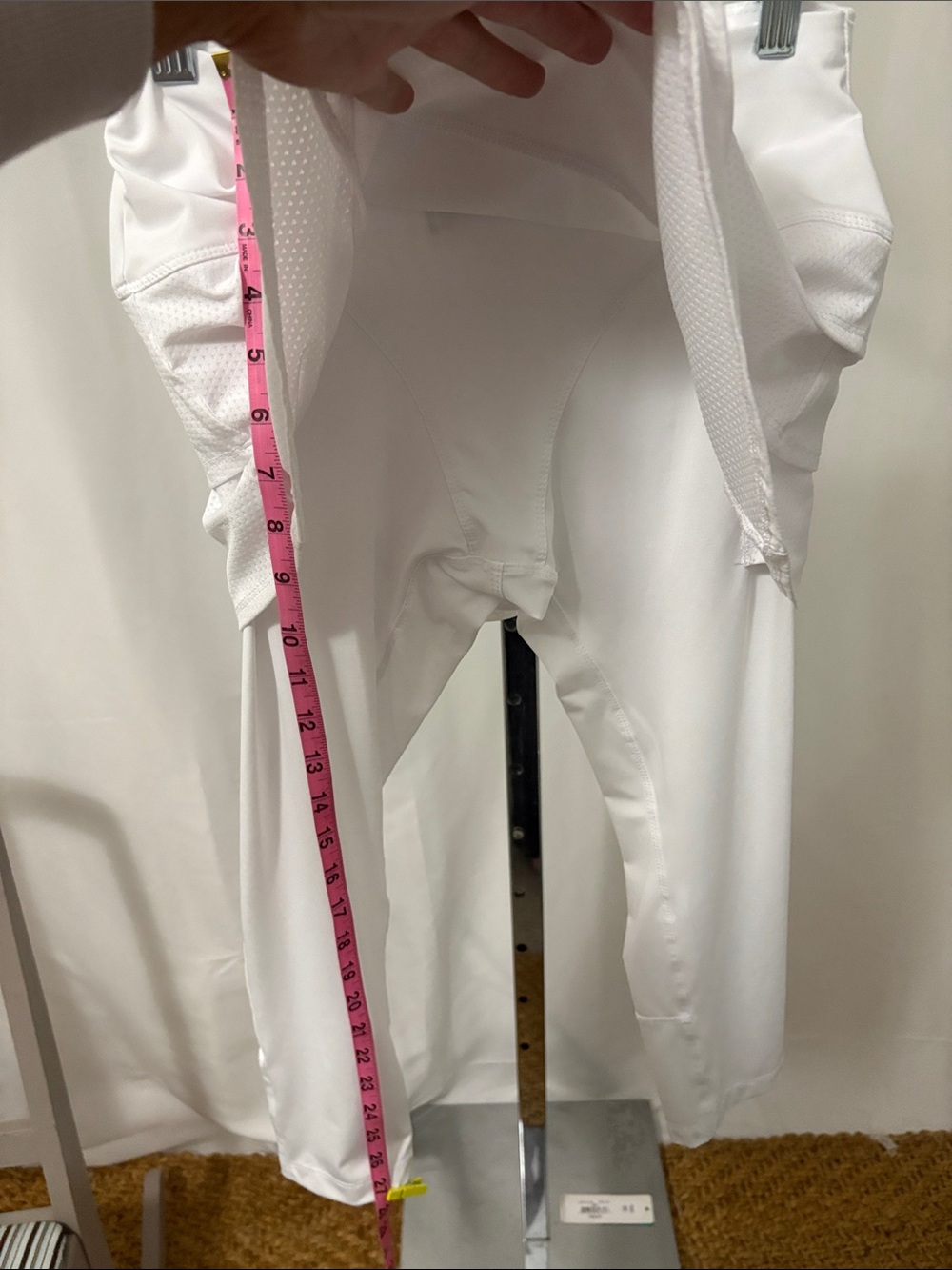 Lucky In Love-White Skirted Leggings - Layered Pickleball Tennis Skort Style - Picture 11 of 11